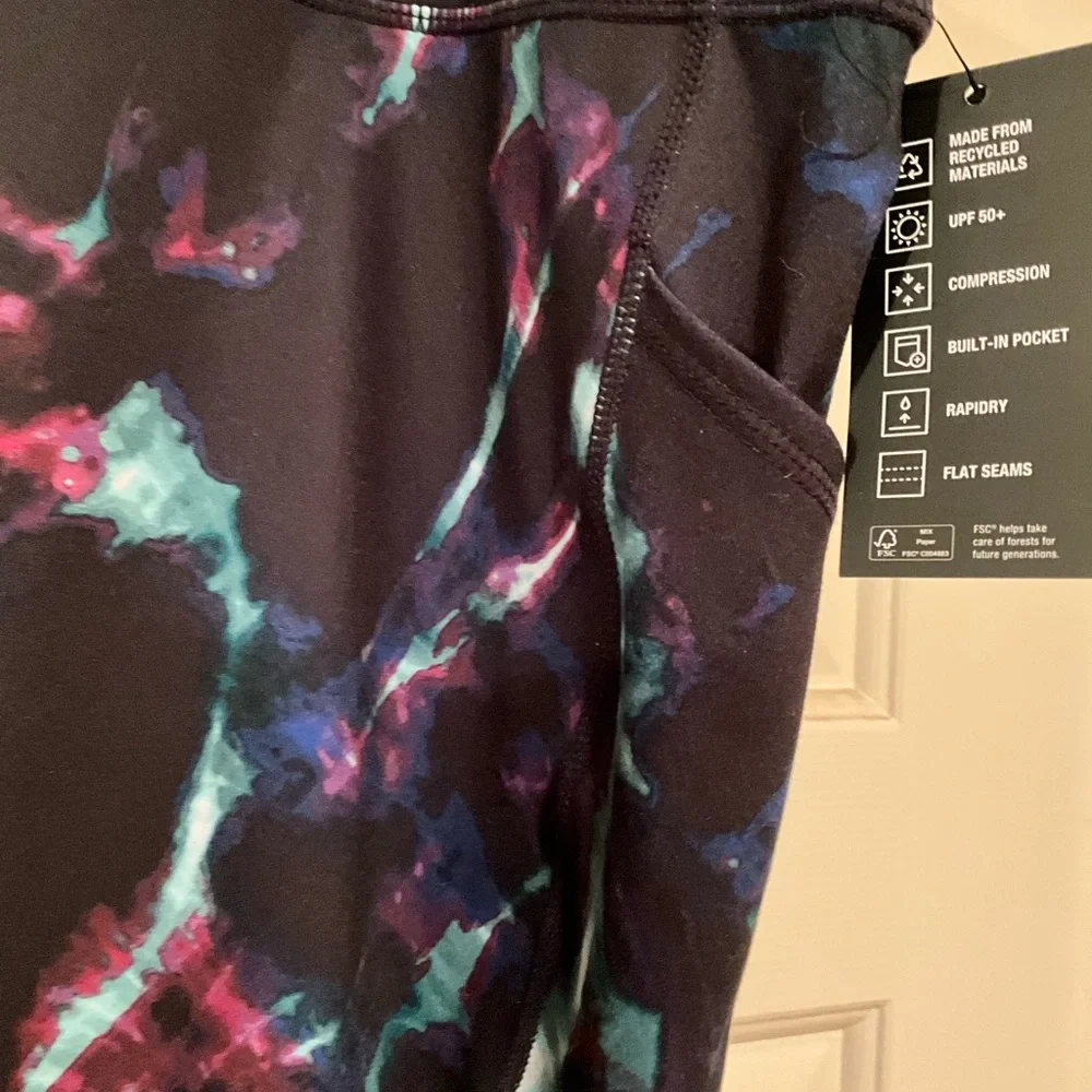 IDEOLOGY Plus Size Celestial Sky Printed 7/8 Length Leggings Size 3X NWT - Picture 2 of 9